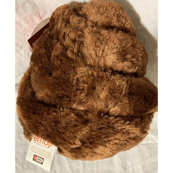 Emoji Pooh Ice Cream Plush Piggy Money Bank Fluffy Soft Smiling 8” Tall - Picture 5 of 5